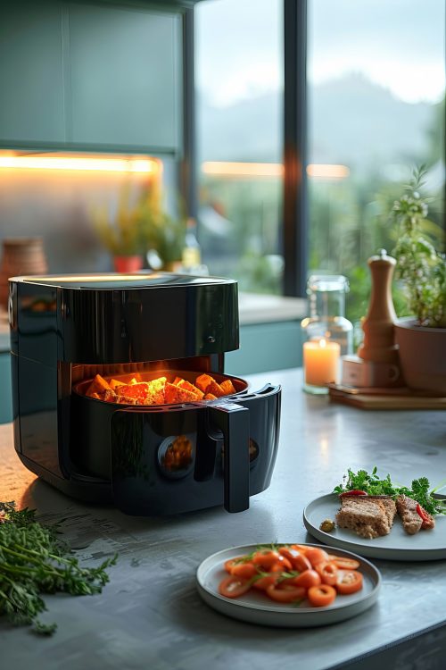 Air Fryer Dans Une Cuisine
